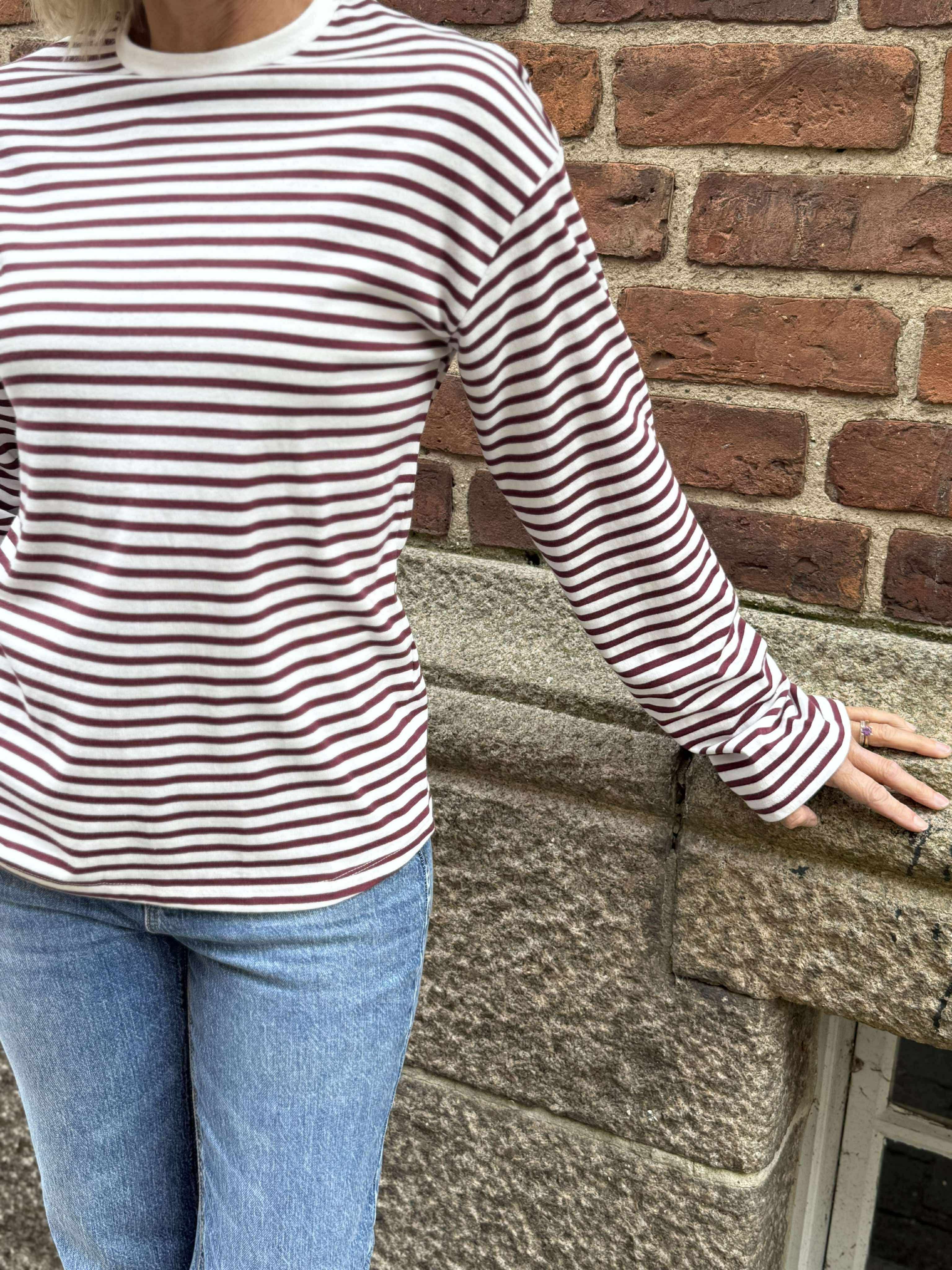 PCSADIE T-Shirt - Cloud Dancer